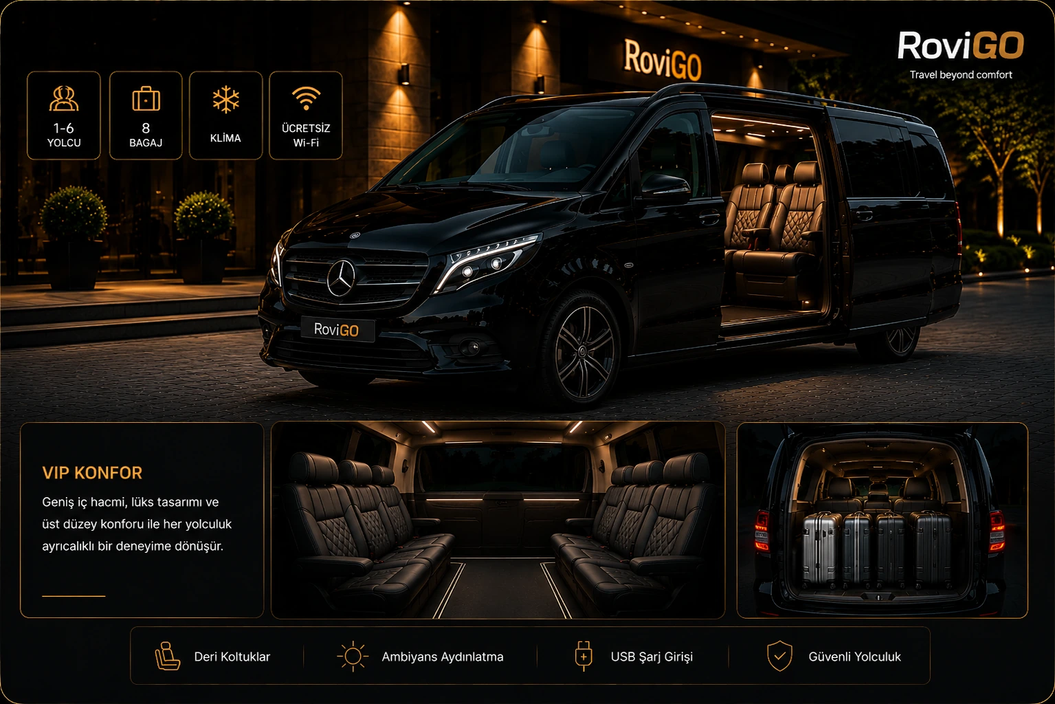 Mercedes Vito VIP transfer